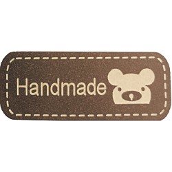 Etiquette "Handmade" avec koala - 10 pcs.