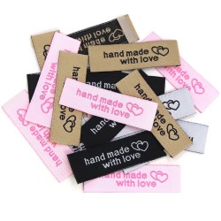 Label "Hand Made With Love" - 10 pcs.