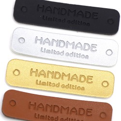 Label mit Aufschrift "HANDMADE Ltd." (mehrere Optionen) - 10 St.