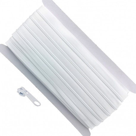 Nylon Metallic Zipper 5mm - 50m