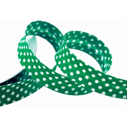 Schrägband gemustert