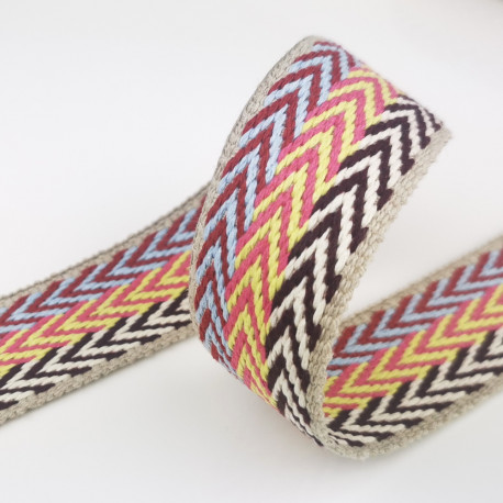 BW-Gurt Chevrons triple 40 (recycelt) - 12m