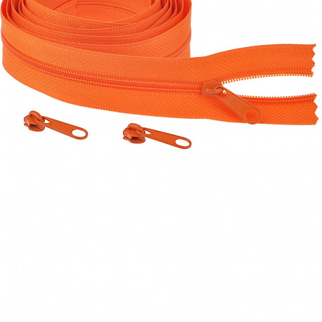 Endlos-Spiralzipper #3, Variante 3 - 5 x 10m + 5 x 30 Schieber