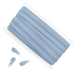 Nylon Metallic Zipper 5mm - 50m