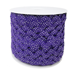 Zackenlitze 12mm mit Lurex - 25m