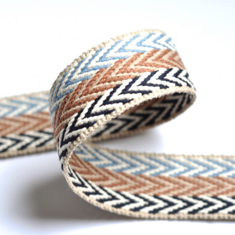 BW-Gurt Chevrons triple 40 (recycelt) - 12m