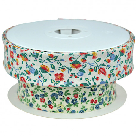 2 Blumenschrägbänder 30mm - 40m
