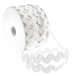 Zackenlitze uni 12mm - 25m