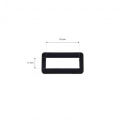 Vierkant-Ring 30 - 12St.