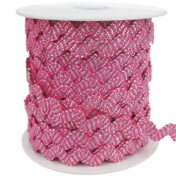 Zackenlitze 12mm mit Lurex - 25m