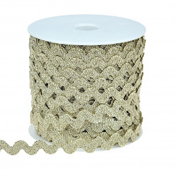 Zackenlitze Lurex gold - 25m