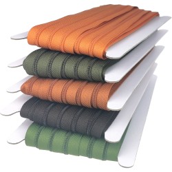 Endlos-Spiralzipper #3, Variante 7 - 5 x 10m + 5 x 30 Schieber