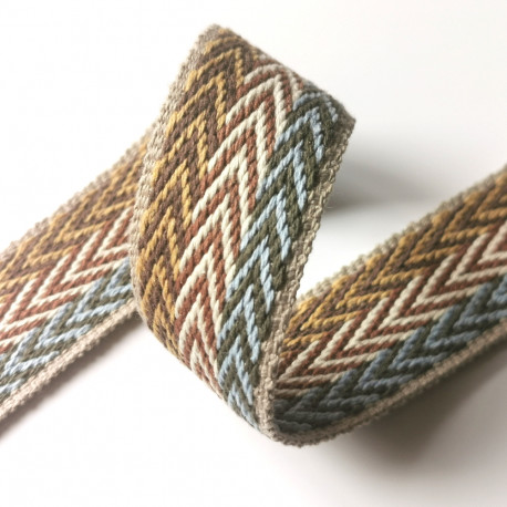BW-Gurt Chevrons triple 40 (recycelt) - 12m