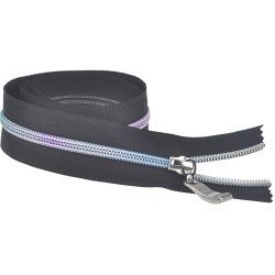 Endlos Spiralzipper #5 metallic - 50m
