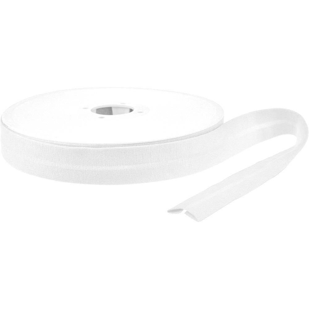 20m - 1002 WHITE - Schrägband 20/10 mm