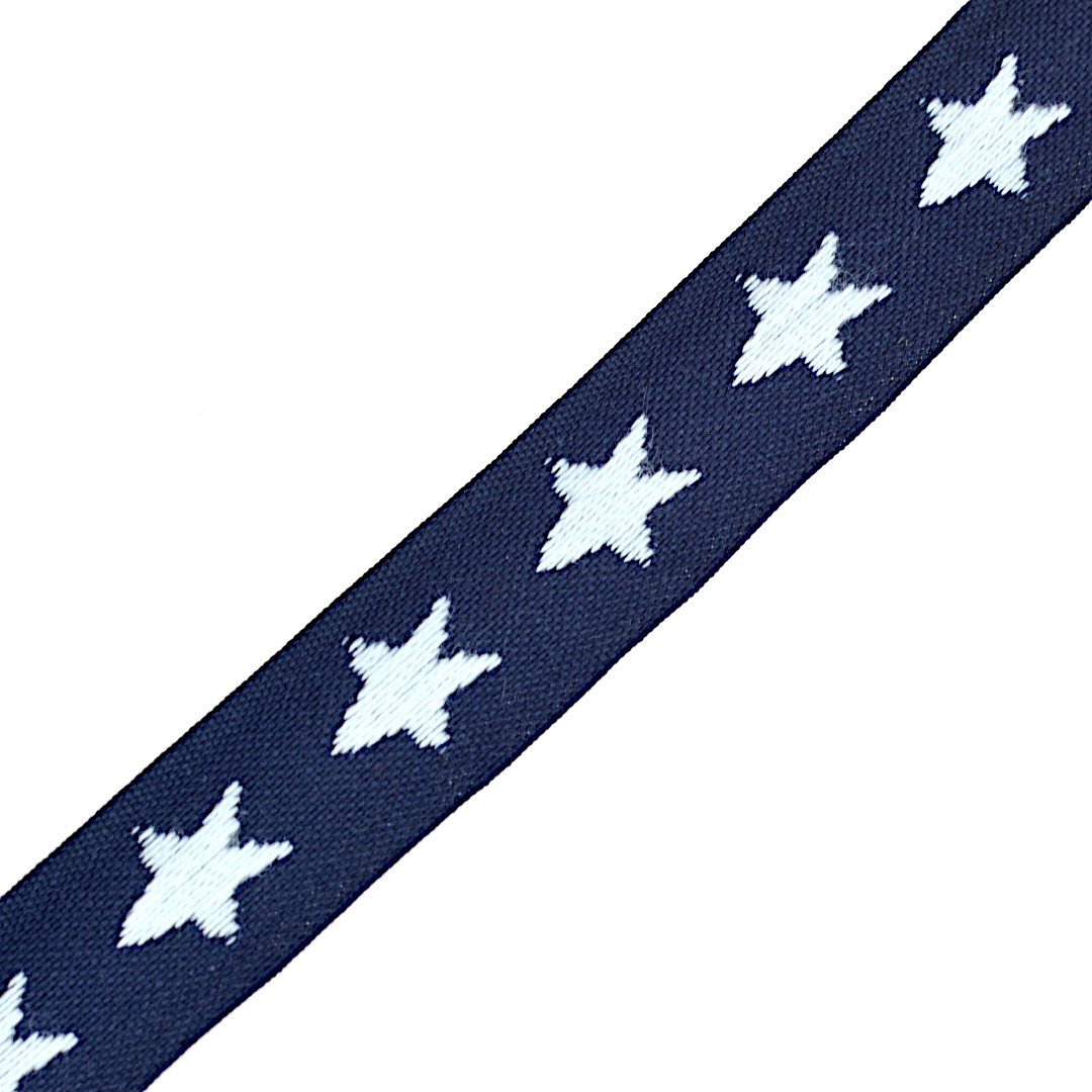 10m - Große weiße Sterne auf dunkelblau