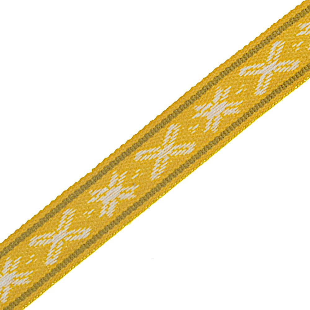 10m - 1480/9 weißes Motiv auf gelb
