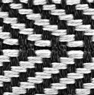 0031 CHEVRON schwarz/natur