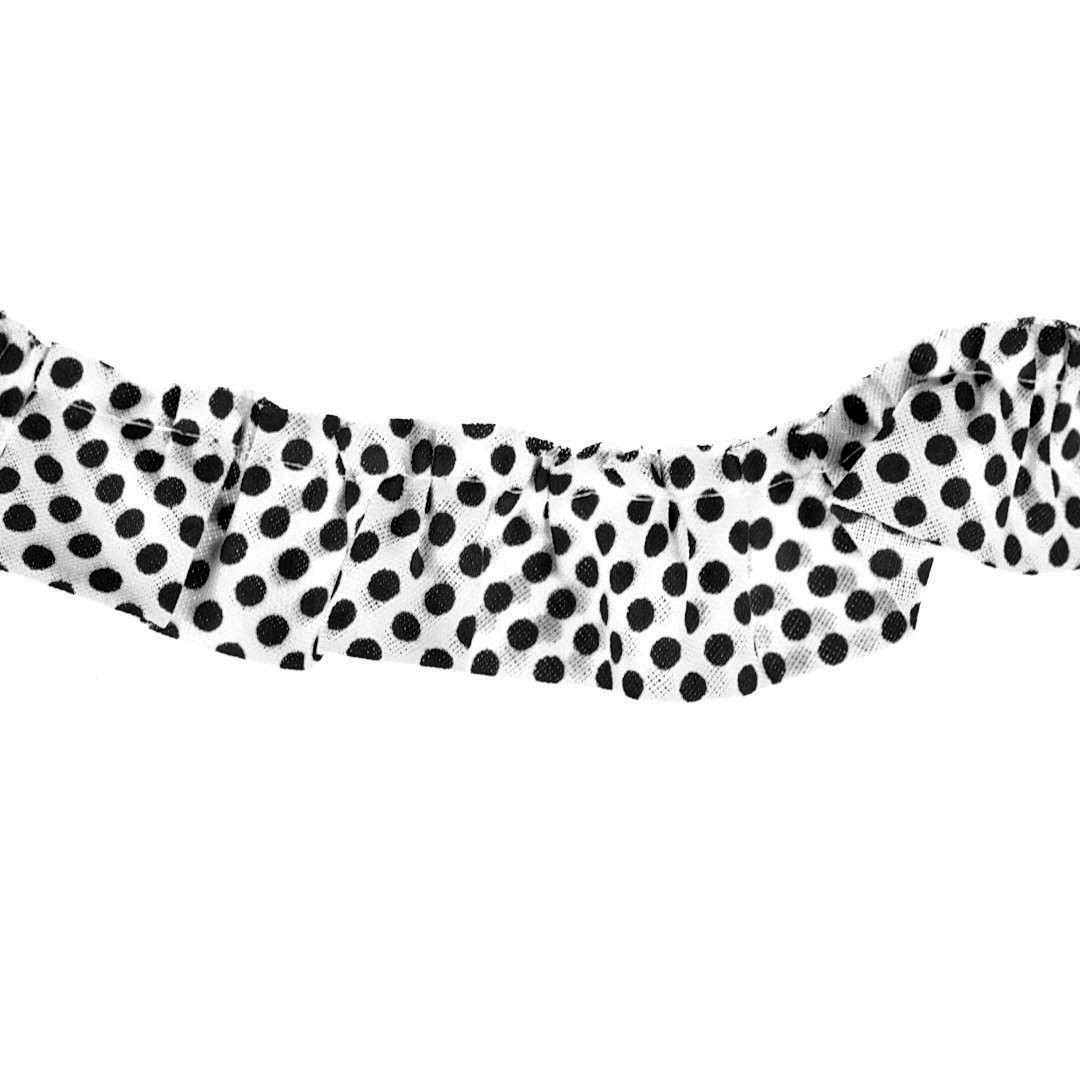 25m - 6102 Schwarze Punkte auf weiß